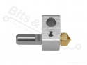 Heat block MK10 met heat break en nozzle 0,4mm